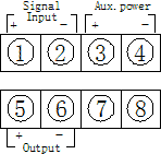 zyd-di直流电流变送器接线图
