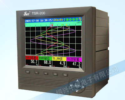 swp-tsr200中长图真彩无纸记录仪